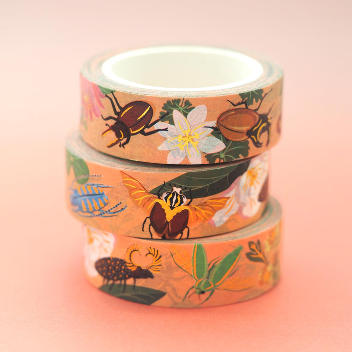 Beetle Washi Tape (1 roll)