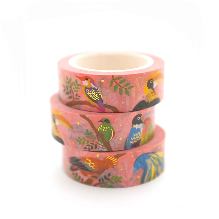 Tropical Bird Washi Tape (1 roll)
