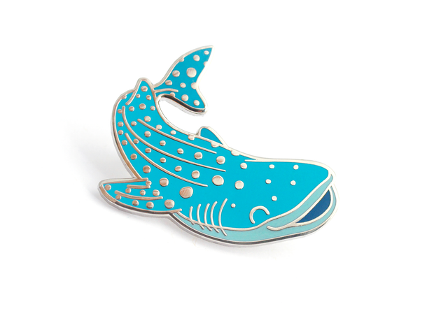 Whale Shark Pin - Oh Plesiosaur