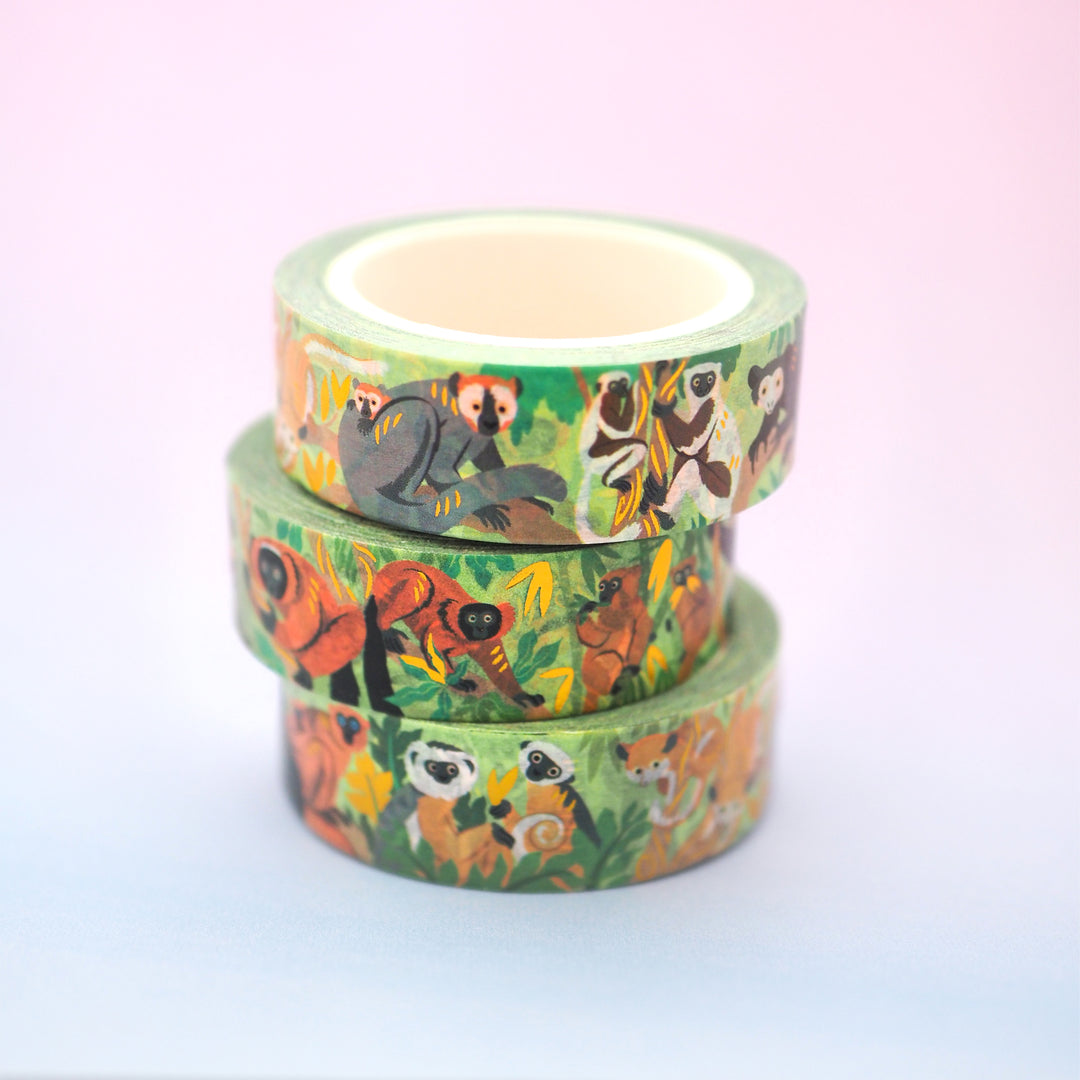 Lemur Washi Tape (1 roll)