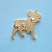 Three-legged Boston Terrier Pin - Oh Plesiosaur