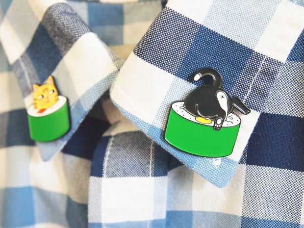 BFF Sushi Cats Pin Set - Oh Plesiosaur