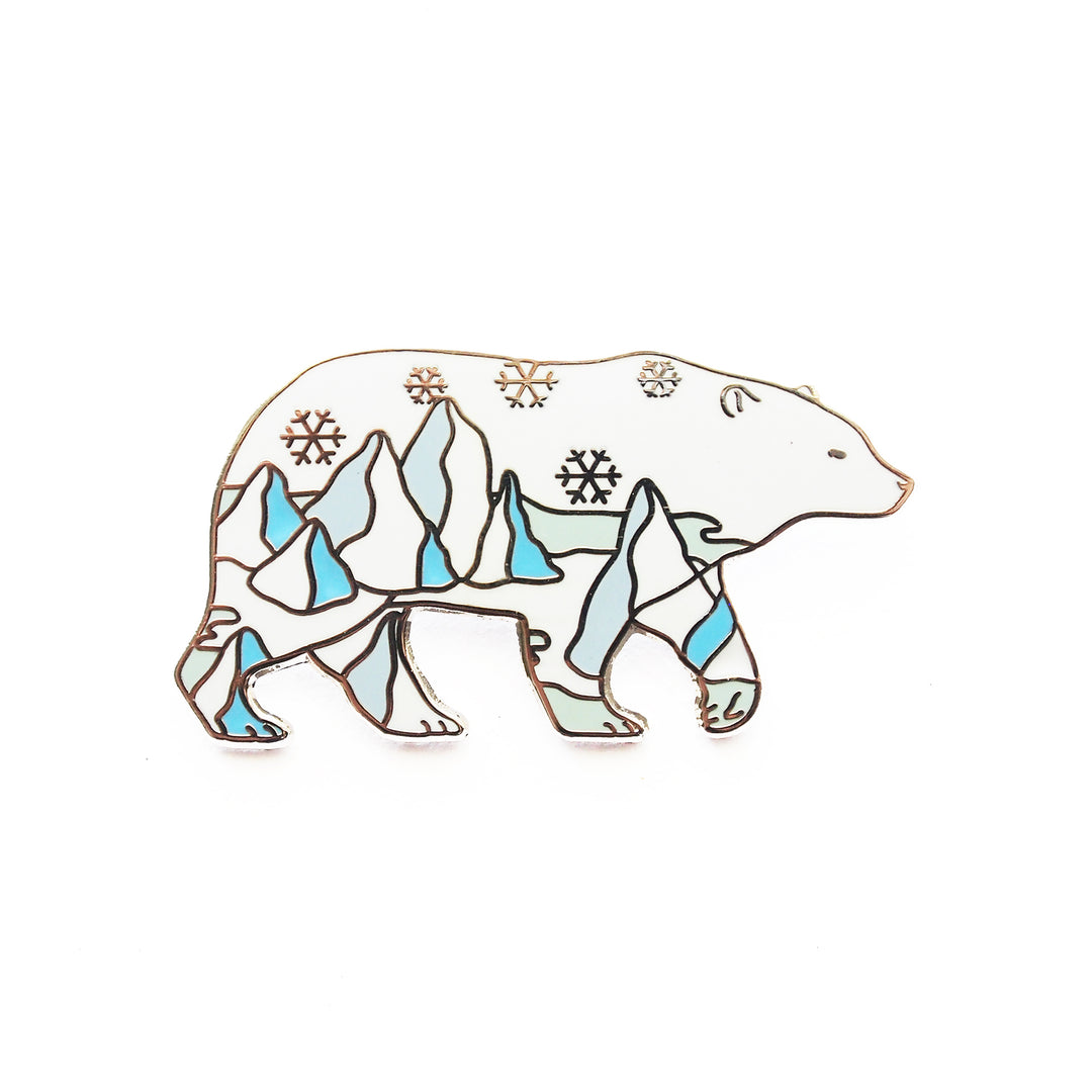 Polar Bear Pin - Oh Plesiosaur