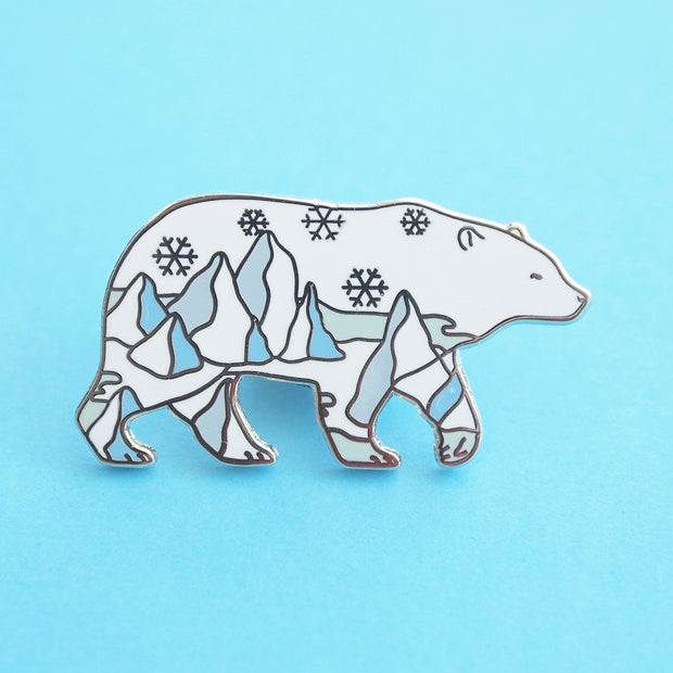 Polar Bear Pin - Oh Plesiosaur