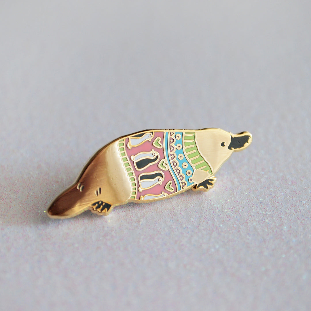 Sweater Platypus Pin - Oh Plesiosaur