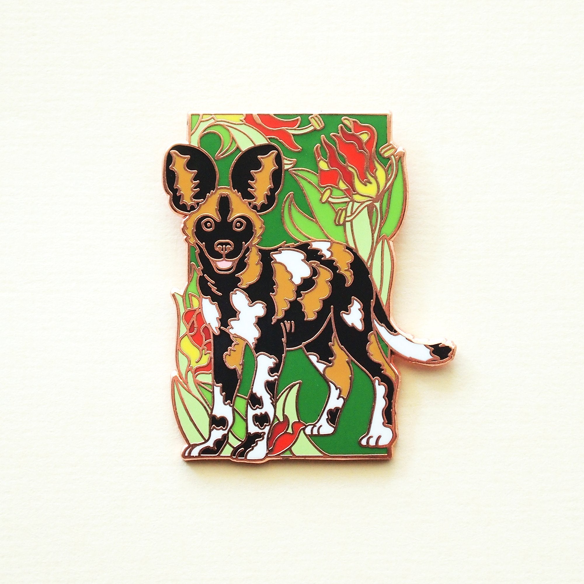 African Wild Dog Pin – Shoal