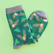 Bat and Moth Socks - Oh Plesiosaur
