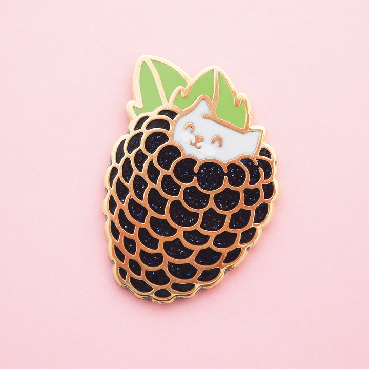 Blackberry Cat Pin - Oh Plesiosaur