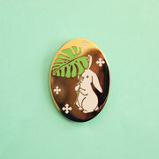 Leaf Bunny Pin - Oh Plesiosaur