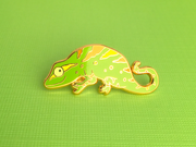Tarzan Chameleon Pin - Oh Plesiosaur