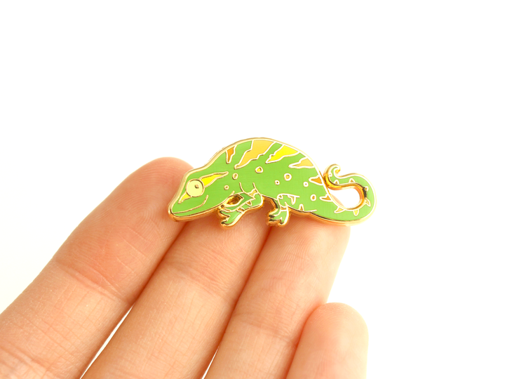 Tarzan Chameleon Pin - Oh Plesiosaur