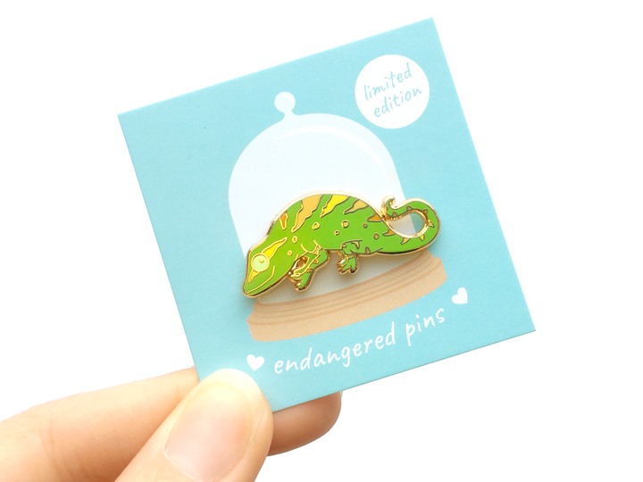 Tarzan Chameleon Pin - Oh Plesiosaur