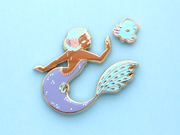 Dumbo Octopus Mermaid Pin Set - Oh Plesiosaur
