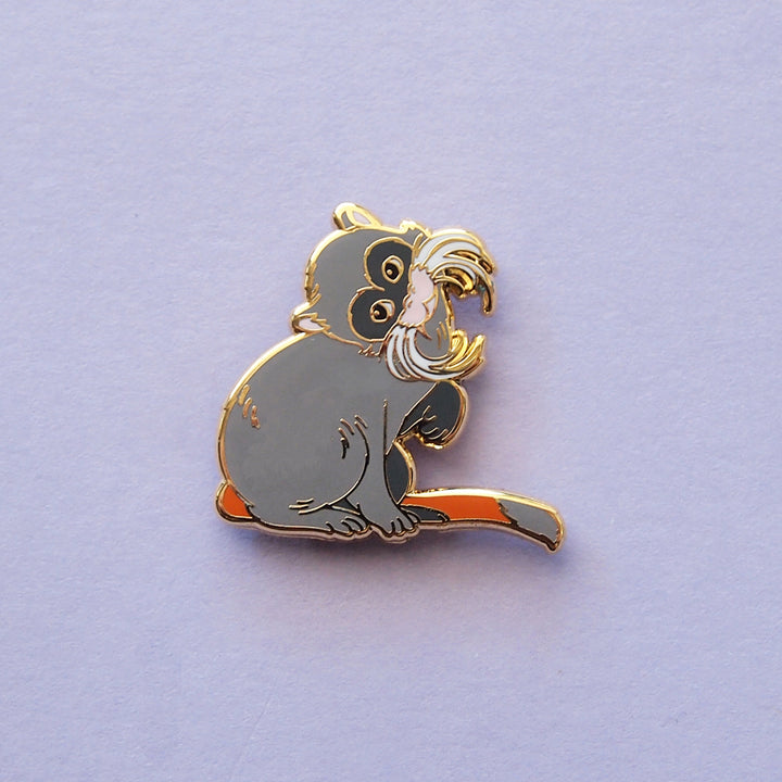 Emperor Tamarin Pin - Oh Plesiosaur