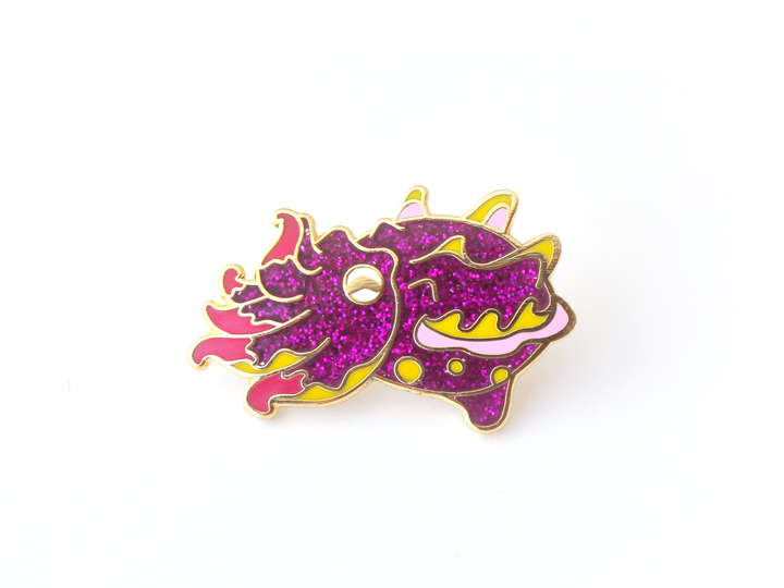 Flamboyant Cuttlefish Pin - Oh Plesiosaur