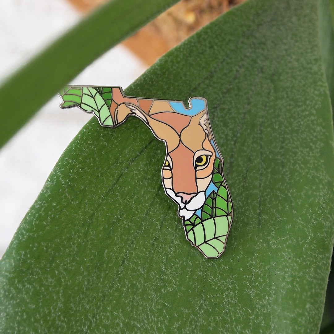 Florida Panther Pin - Oh Plesiosaur