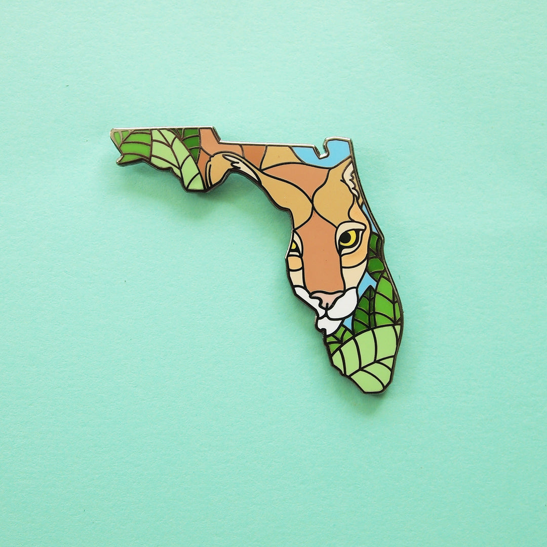 Florida Panther Pin - Oh Plesiosaur