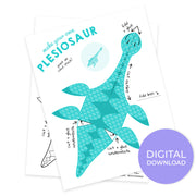 Folding Paper Plesiosaur - Oh Plesiosaur