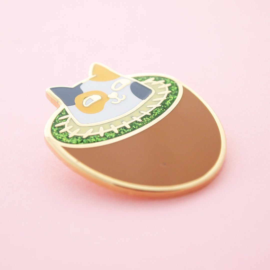 Kiwi Cat Pin - Oh Plesiosaur