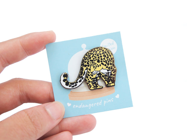 Amur Leopard Pin - Oh Plesiosaur