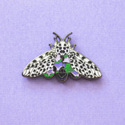 Leopard Moth Pin - Oh Plesiosaur