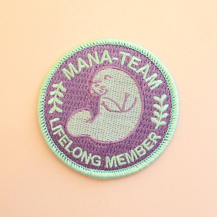 Millie's Mana-Team Patch - Grape Jelly - Oh Plesiosaur