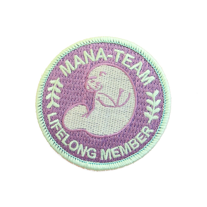 Millie's Mana-Team Patch - Grape Jelly - Oh Plesiosaur