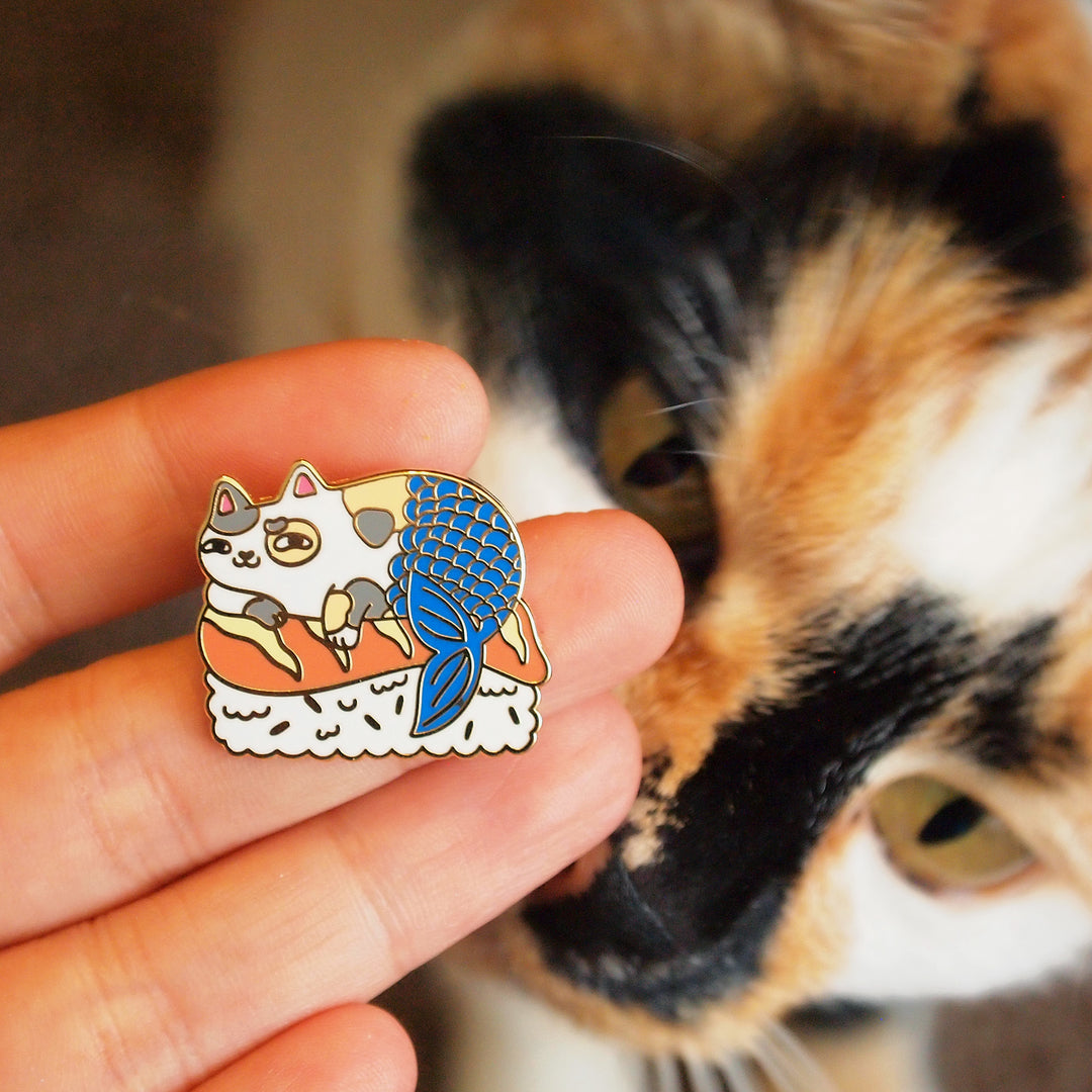 Mercat Sushi Pin - Oh Plesiosaur