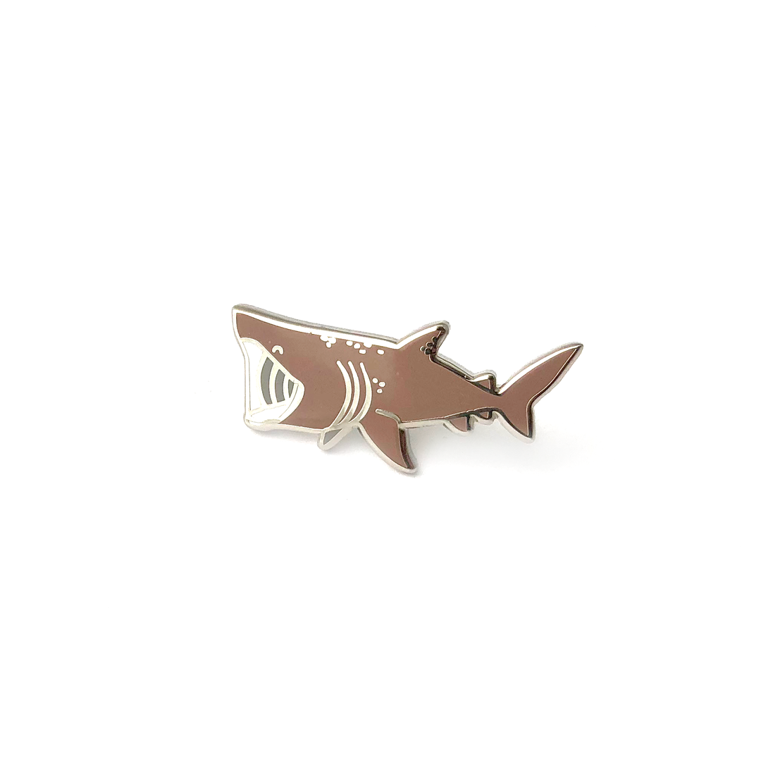 Mini Basking Shark Pin - Oh Plesiosaur