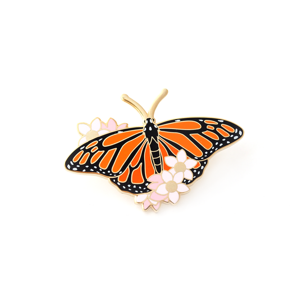 Monarch Butterfly Pin - Oh Plesiosaur