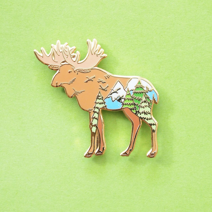 Moose Pin - Oh Plesiosaur