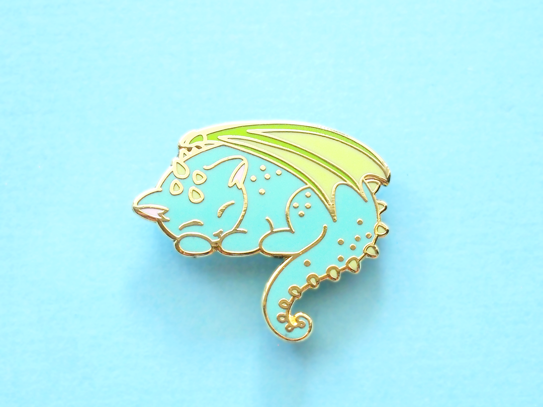 Mythical Cats Pin Set - Oh Plesiosaur