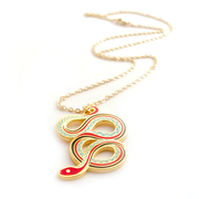 San Francisco Garter Snake Necklace - Oh Plesiosaur