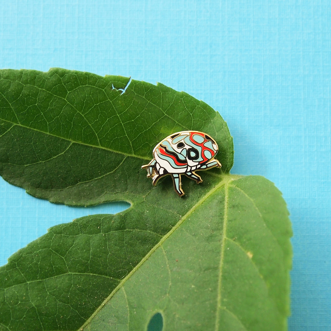 Tiny Picasso Bug Pin - Oh Plesiosaur