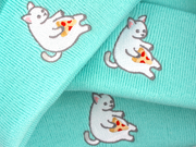 Mint Pizza Cat Beanie - Oh Plesiosaur