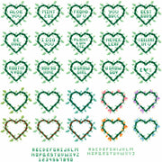 Plant Heart Cross Stitch Pattern