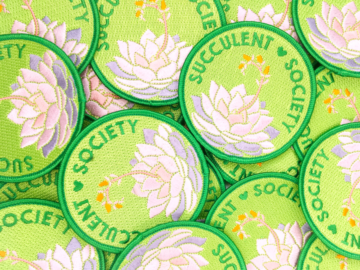 Succulent Society Patch - Oh Plesiosaur