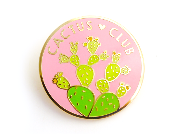Cactus Club Pin - Oh Plesiosaur