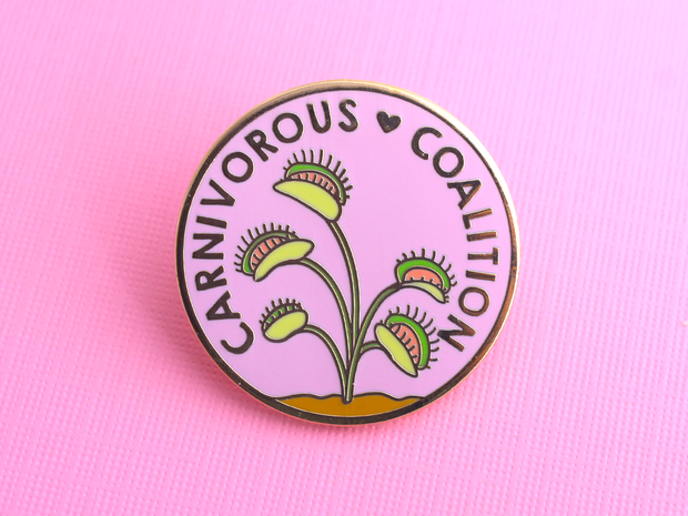 Carnivorous Coalition Pin - Oh Plesiosaur
