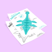 Folding Paper Plesiosaur - Oh Plesiosaur