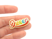 Queer Pin - Glitter - Oh Plesiosaur