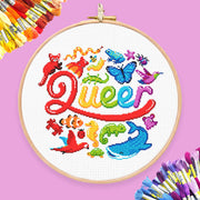 Queer Animals Cross Stitch Pattern