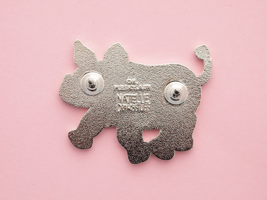 Black Rhino Pin - Oh Plesiosaur