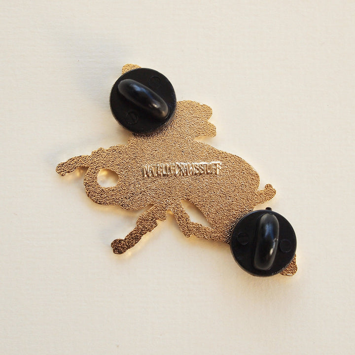 Rhinoceros Beetle Pin - Oh Plesiosaur