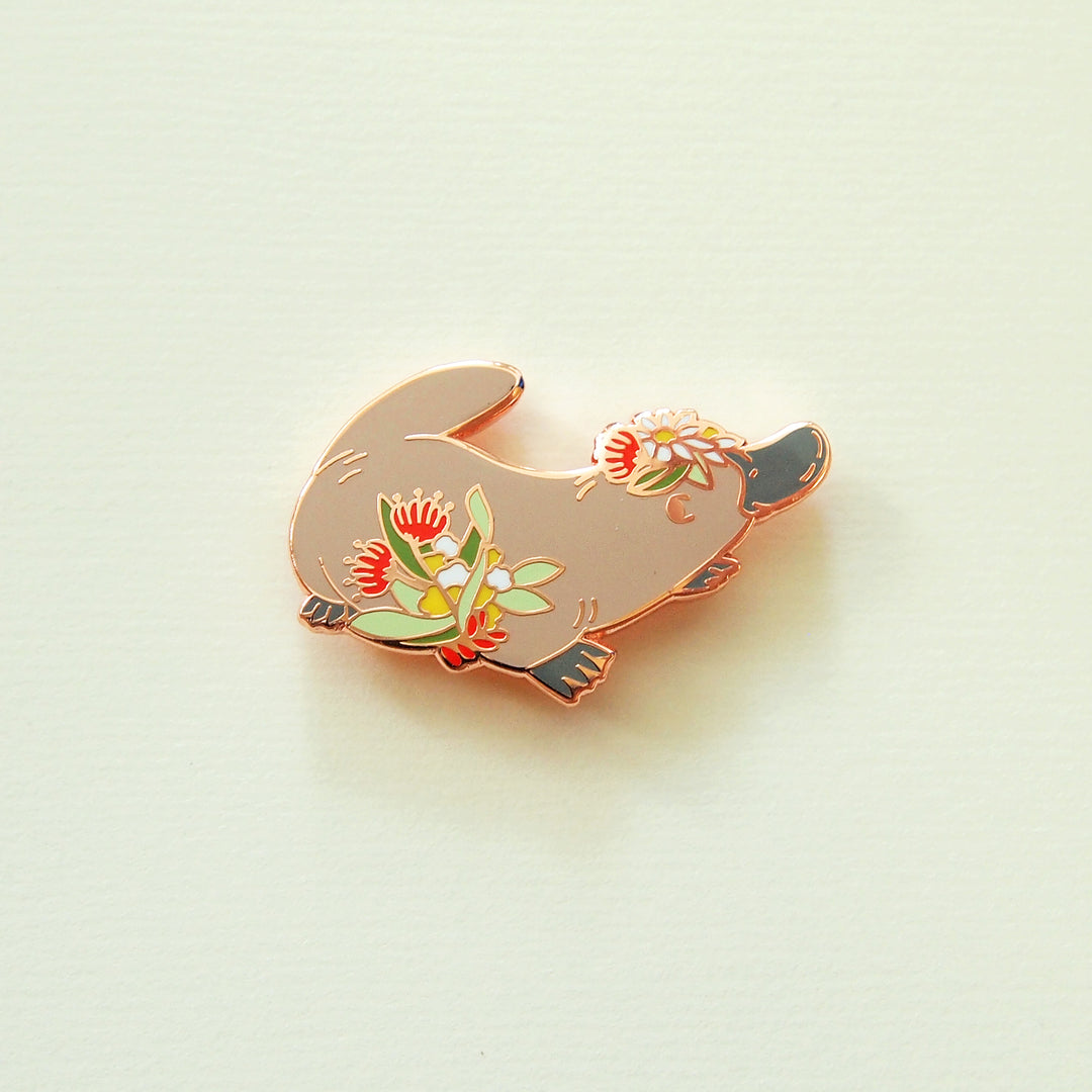 Spring Platypus Pin - Oh Plesiosaur