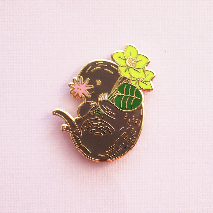 Star-nosed Mole Pin - Oh Plesiosaur