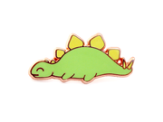 Sleepy Stegosaurus Pin - Oh Plesiosaur