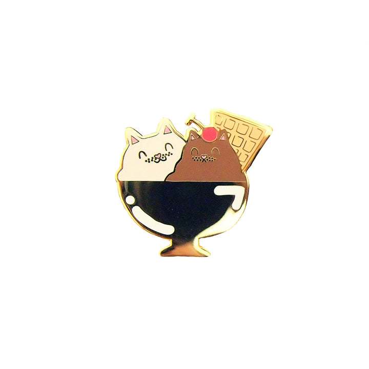 Sundae Cats Pin - Oh Plesiosaur