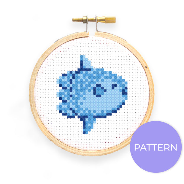 Sunfish Cross Stitch Pattern