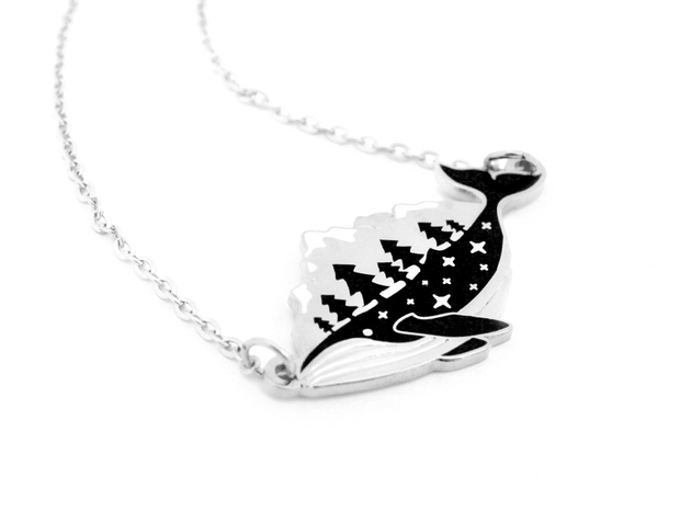 Silver Whale-derness Necklace - Oh Plesiosaur